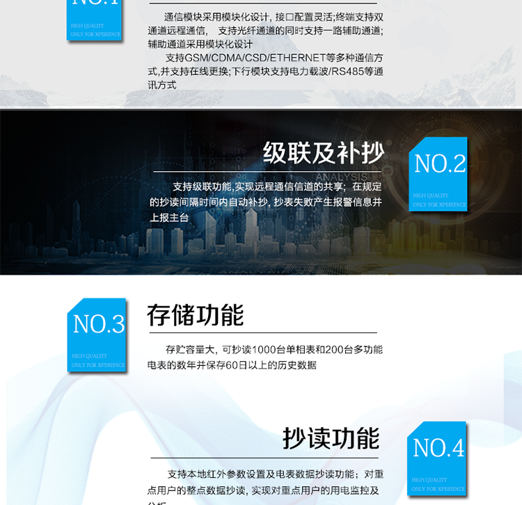 智能載波抄表集中器
&nbsp;&nbsp;&nbsp;&nbsp;&nbsp;&nbsp; 智能載波抄表集中器是完全符合《電力用戶用電信息采集系統(tǒng)功能規(guī)范》等國網(wǎng)標(biāo)準(zhǔn)，是低壓電力線集中抄表的主要設(shè)備。