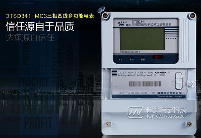 威勝電表DTSD341-MC3型號電表使用說明